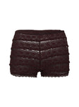 product Princess Polly Angelis Lace Shorts Chocolate High Waisted Shorts 