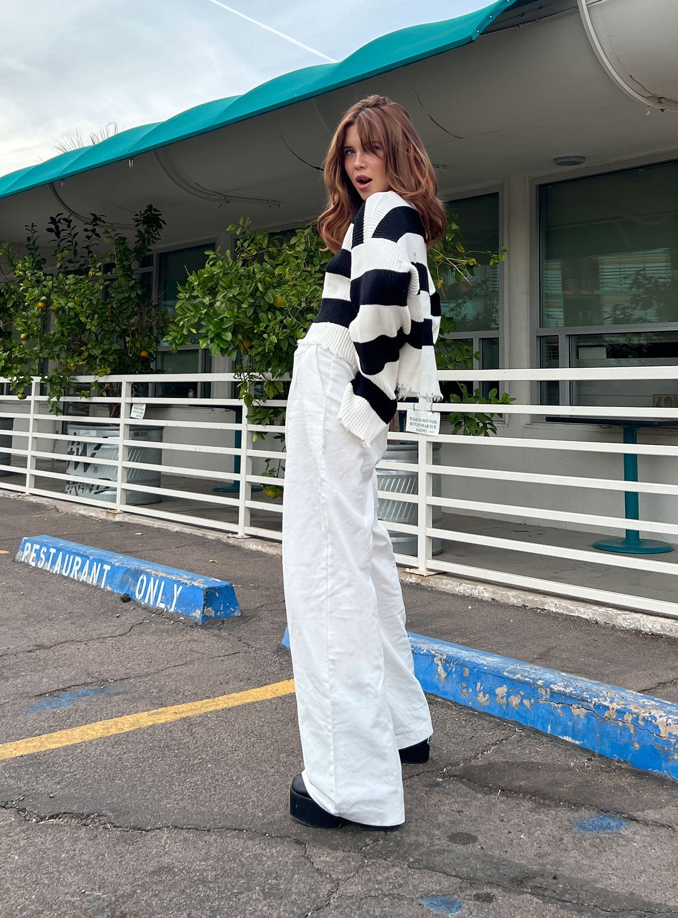 Tall white linen pants store