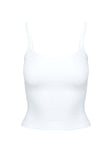 product Princess Polly Sleeveless Square Neck  Baseline Rib Top White