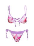 Beasley Tie Side Bikini Bottoms Pink Orchid