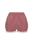 product Princess Polly Bruncheon Shorts Red/White mid-rise 