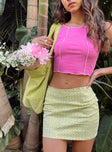 front view of model wearing Princess Polly Christa Top Pink 