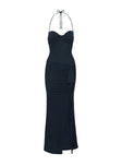 product Princess Polly Destinations Maxi Dress Navy Curve Sweetheart Neckline 