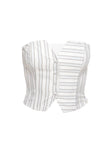 product Princess Polly Freddle Strapless Top White Stripe Sleeveless Sweetheart 