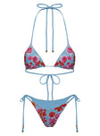 Glora Tie Side Bikini Bottoms Floral