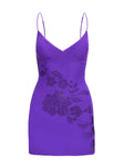 product Princess Polly Harlequin Mini Dress Purple V-Neck 