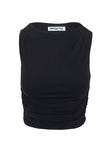 Hold Em High Neck Top Black