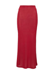 product Princess Polly Hugs & Kisses Knit Maxi Skirt Red Midi Skirts 