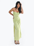 product Princess Polly Sweetheart Neckline  Irena Strapless Maxi Green