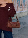 Jayalen Shoulder Bag Mid Brown