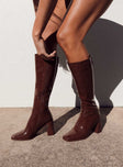 The Jessa Boots Choc Brown