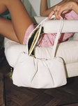 Just Peachy Shoulder Bag White