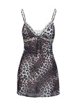 Karena Mini Dress Leopard