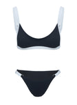 Bikini top Ribbed material, contrast straps, scooped neckline Good stretch, fully lined  Princess Polly Lower Impact 