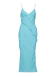 product Princess Polly High Neck  Lars Maxi Dress Turquoise