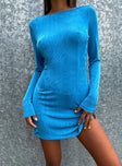 product Princess Polly Crew Neck  Montana Mini Dress Blue