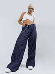 product Princess Polly High Waisted Pants High Waisted Pants High Waisted Pants  Motel Chute Trousers Navy