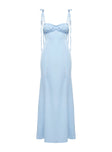 product Princess Polly Navagio Maxi Dress Blue Sweetheart Neckline 