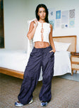 product Princess Polly High Waisted Pants High Waisted Pants High Waisted Pants  Motel Chute Trousers Navy