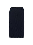 product Princess Polly Quincey Bias Cut Midi Skirt Navy Midi Skirts 