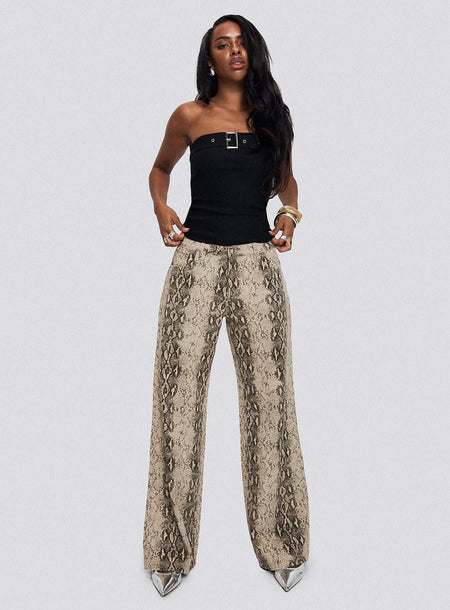 Serpentina Straight Leg Jeans Snake