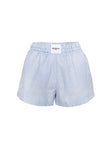 product Princess Polly Sincar Boxer Shorts Blue / White Stripe High Waisted Shorts 