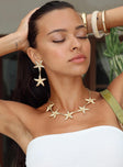 Starfish Necklace Gold