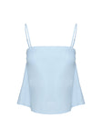 product Princess Polly Trapeze Strapless Top Blue Sleeveless Square Neck 