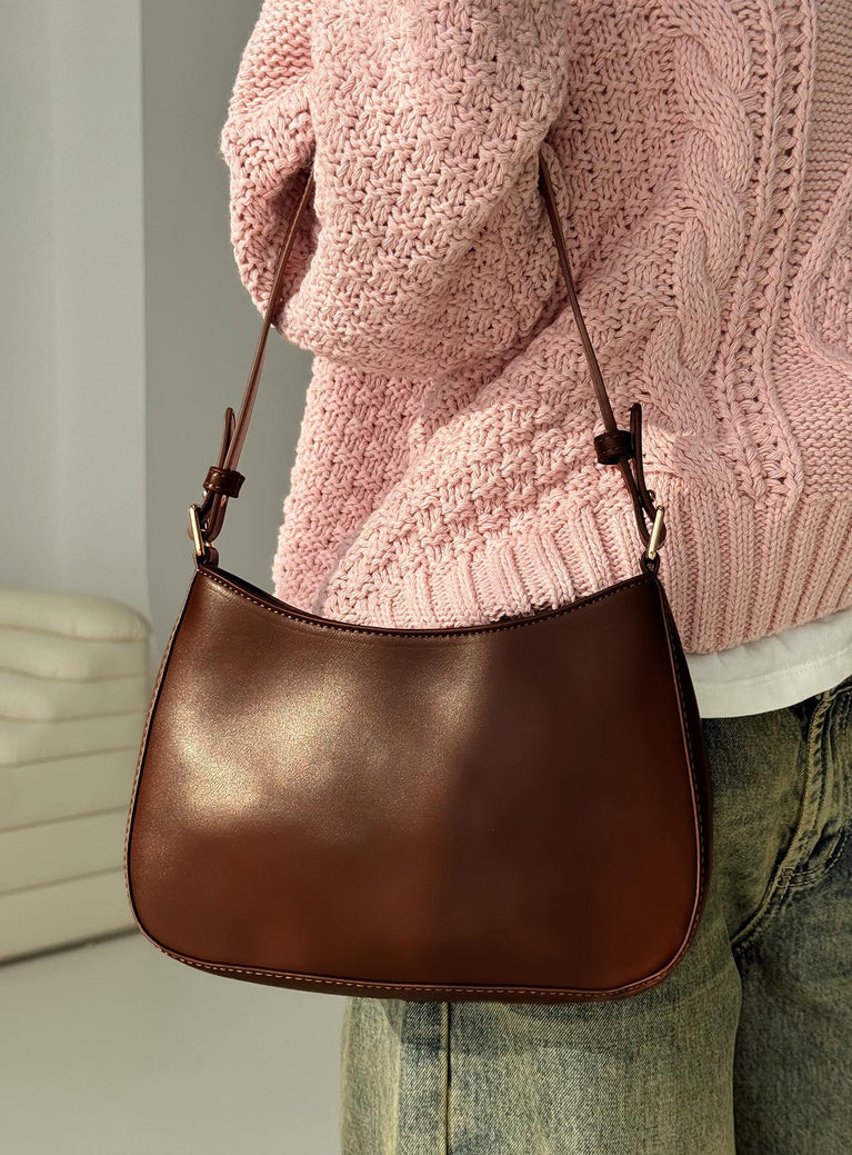 Vesperea Shoulder Bag Chocolate Brown