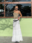 product Miriah Maxi Skirt White Low Impact Princess Polly  Maxi Maxi 