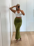 product Harriette Maxi Skirt Green Princess Polly  Midi Skirts 