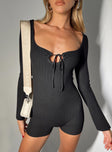 Erika Romper Black