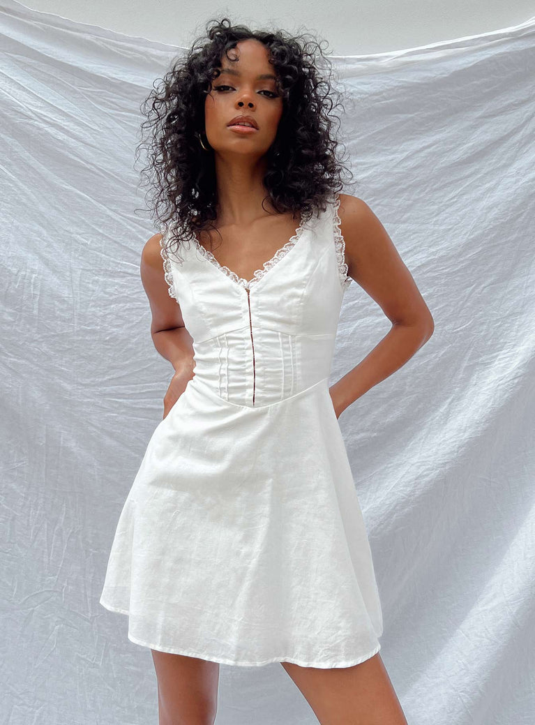 Silvanna Mini Dress White