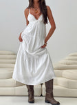 Nicoletta Maxi Dress White