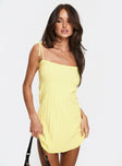 Bea Knit Mini Dress Lemon