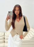 Sweater  Knit-like material, cross over design, v-neckline, long sleeve Good stretch, unlined 