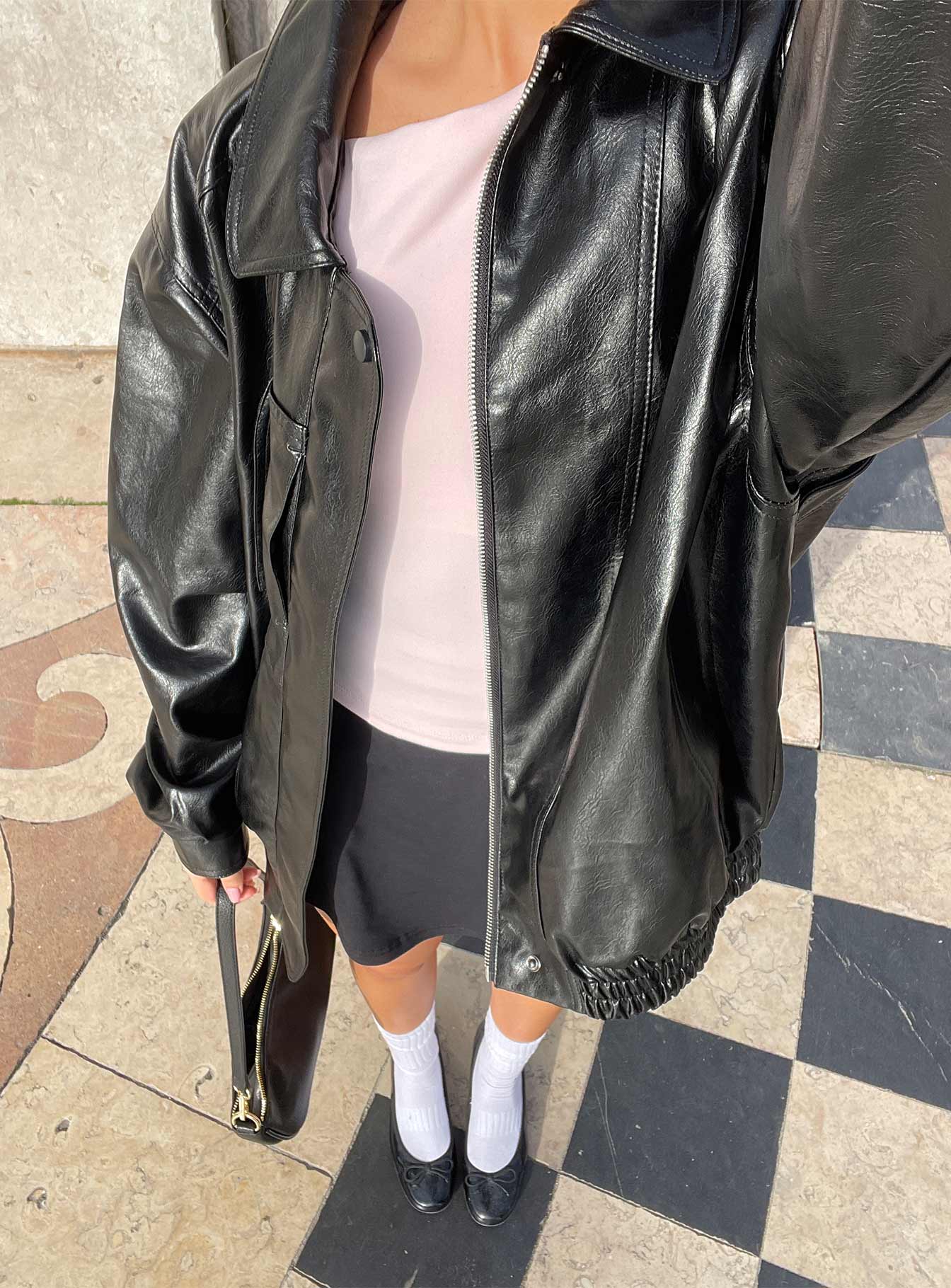 Princess polly leather jacket shop
