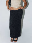 Eurodium Maxi Skirt Black