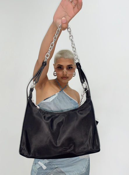 Barossa Eco Nylon Crossbody Bag Black