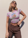 Toadally Cool Top Pink / Green