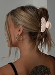 Eulalia Hair Clip Cream / Blue