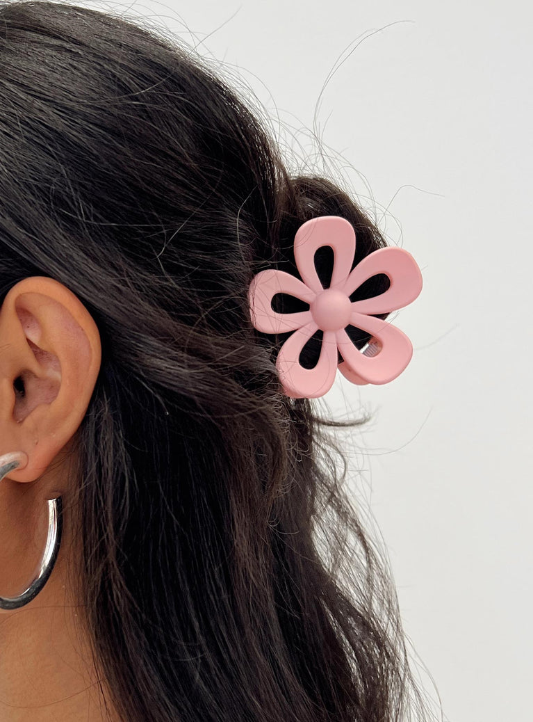 Sensitive Hair Clip Pink