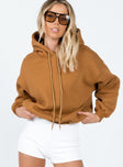 Reign Hoodie Brown Princess Polly  regular 