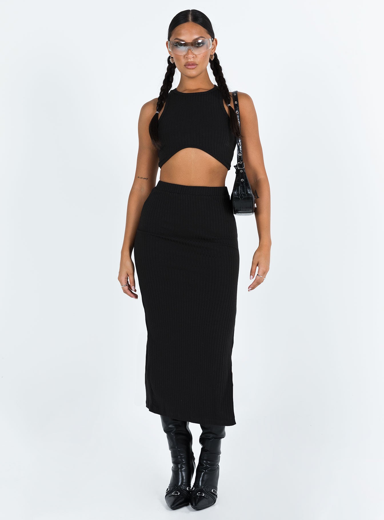 Shop Formal Dress - Ellie Set Black fifth image