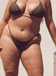 Kaila Bikini Bottom Chocolate Curve