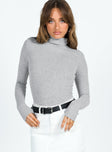 Long sleeve bodysuit Ribbed material Turtle neck Brief style bottom Press clip fastening Good stretch Unlined 