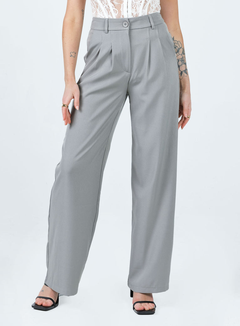 Archer Pants Light Grey