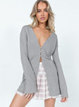 Macy Cardigan Grey Princess Polly  regular 