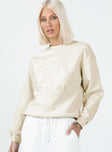 Malibu Athletics Sweatshirt Cream