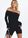 Savani Romper Black